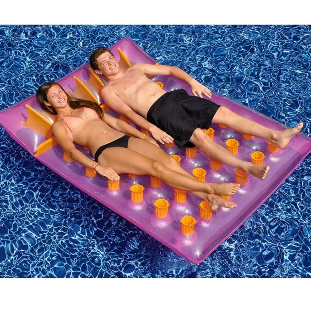 Swimline 78" Inflatable
Double French Mattress Float
